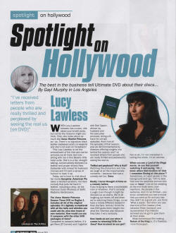 Ultimate DVD Lucy Lawless Xena Article